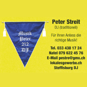Peter Streit, DJ