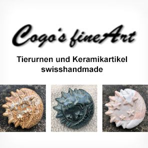Cogosfineart – Tierurnen und Keramikartikel
